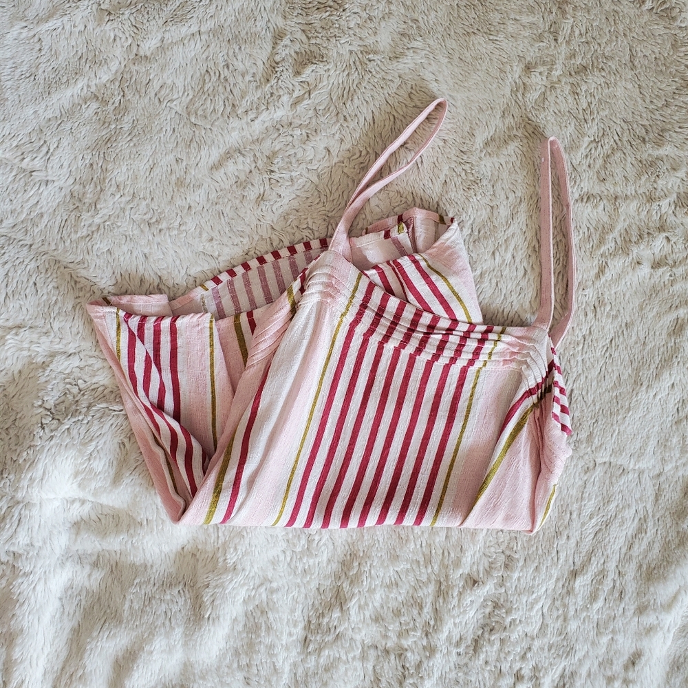 Pink Stripe Lightweight Tank Top - NEVER WORN